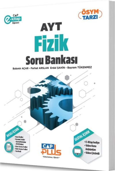 AYT Fizik Plus Soru Bankası Çap Yayınları Vega Efsanesi