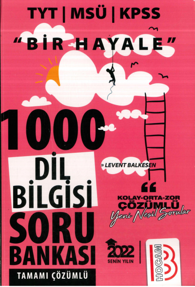 TYT BİR HAYALE 1000 DİL BİLGİSİ SORU BANKASI ÇÖZÜMLÜ Vega Efsanesi