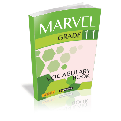 Vocabulary Book - Marvel Grade 11 Vega Efsanesi