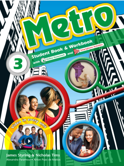 Metro 3 Student Book Workbook Vega Efsanesi