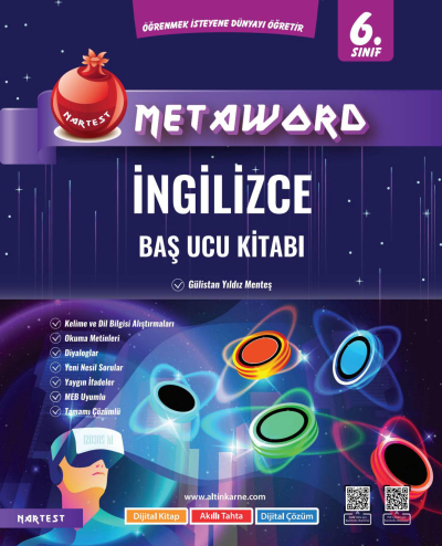 6. Sınıf Metaword İngilizce Nartest Yayınları Vega Efsanesi