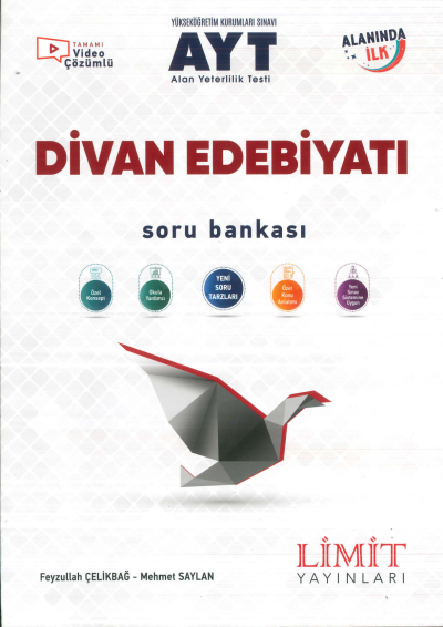 AYT Divan Edebiyatı Soru Bankası Limit Yayınları Vega Efsanesi