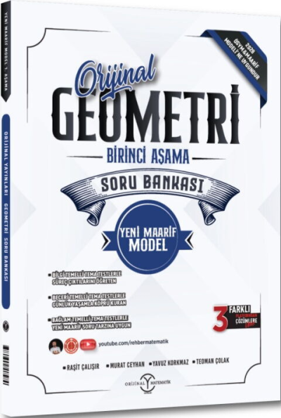Geometri Maarif Birinci Aşama Soru Bankası Orijinal Yayınları Vega Efsanesi