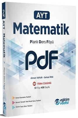 AYT Pdf Matematik Video Anlatım Destekli Eğitim Vadisi Yayınları Vega Efsanesi