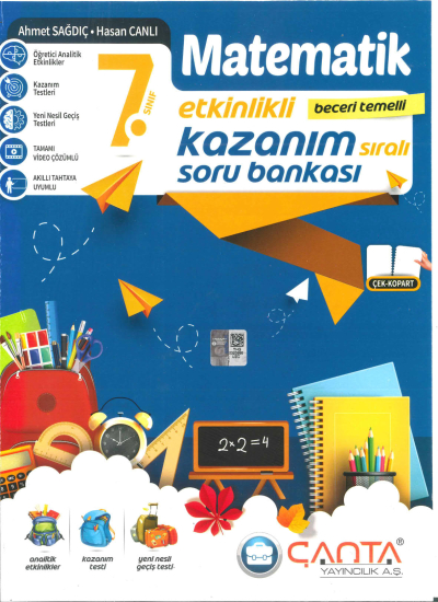 7.Sınıf Kazanım Matematik Soru Bankası Çanta Yayınları Vega Efsanesi
