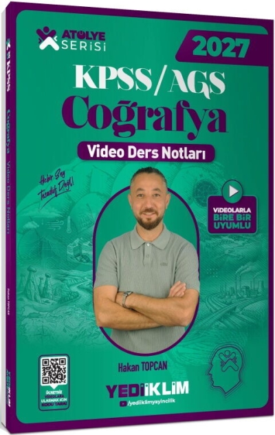 KPSS MEB-AGS Coğrafya Atölye Video Ders Notları Hakan Topcan Yediiklim Yayınları Vega Efsanesi