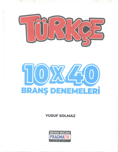 TYT Çevir Matematik 10 Deneme Çevir Türkçe 10 Deneme Pragmatik Serisi Vega Efsanesi