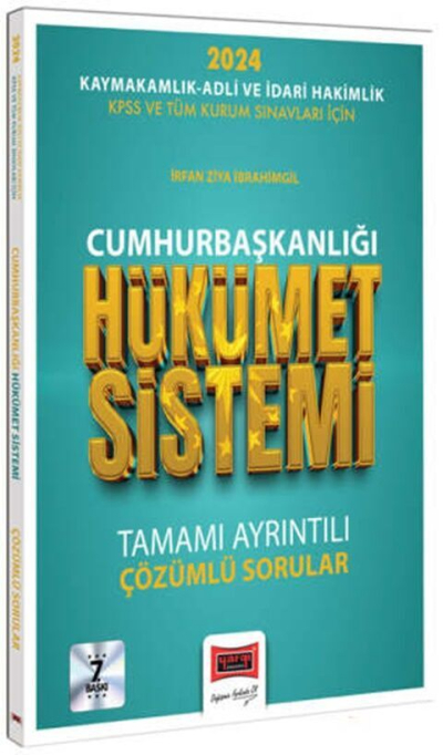 Yargı Yayınları 2024 Cumhurbaşkanlığı Hükümet Sistemi