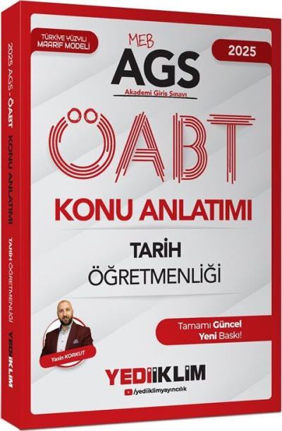 2025 MEB AGS ÖABT Tarih Öğretmenliği Konu Anlatımı Yediiklim Yayınları Vega Efsanesi