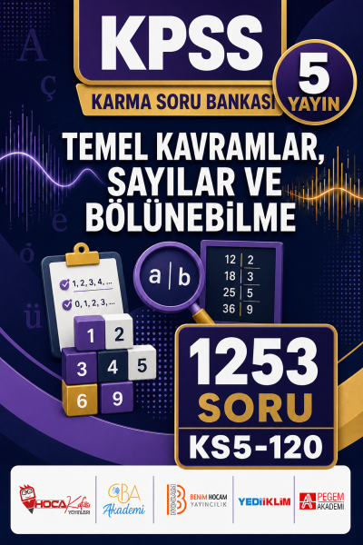 Temel Kavramlar, Sayılar ve Bölünebilme 5 Yayın 1253 Soru Vega Efsanesi