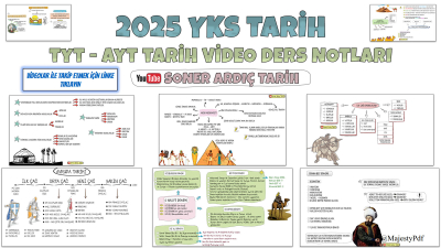 2025 SONER ARDIÇ TYT AYT TARİH NOTLARI Vega Efsanesi
