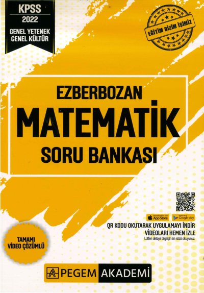 EZBERBOZAN MATEMATİK ÇÖZÜMLÜ SORU BANKASI Vega Efsanesi