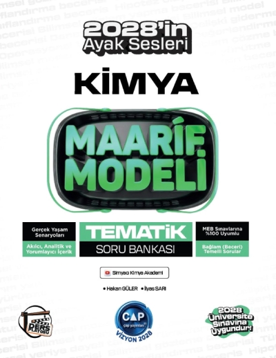 Üniversiteye Hazırlık Kimya Ders Platosu Maarif Modeli Tematik Soru Bankası Çap Yayınları Vega Efsanesi