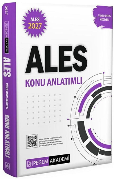 2027 ALES Konu Anlatımlı (Video Ders Hediyeli) Pegem Akademi Yayıncılık Vega Efsanesi
