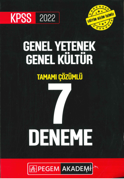 GKGY TAMAMI ÇÖZÜMLÜ 7Lİ DENEME Vega Efsanesi