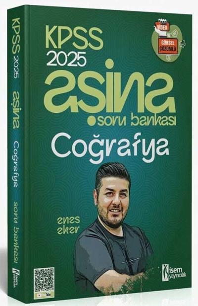 2025 KPSS Coğrafya Aşina Soru Bankası Çözümlü İsem Yayınları Vega Efsanesi