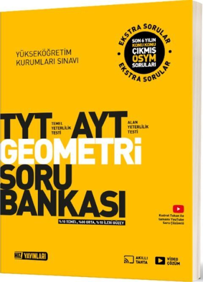 TYT AYT Geometri Soru Bankası Hız Yayınları