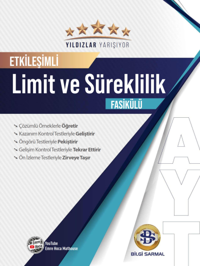 AYT Limit ve Süreklilik Yıldızlar Yarışıyor Etkileşimli Fasikülü Bilgi Sarmal
