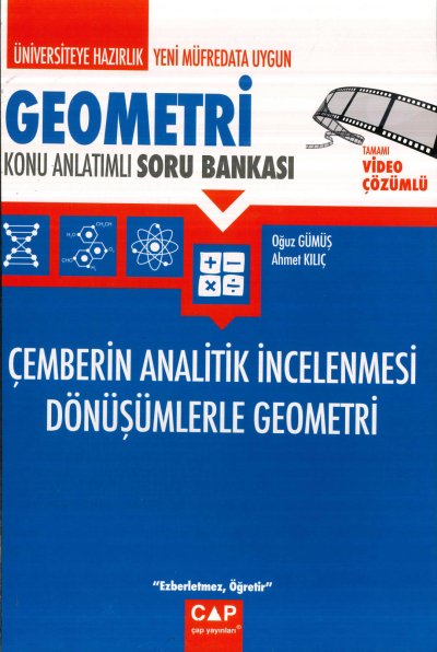 GEOMETRİ ÇEMBERİN ANALİTİK İNCELENMESİ DÖNÜŞÜMLERLE GEOMETRİ KONU ANLATIMLI SORU BANKASI Vega Efsanesi