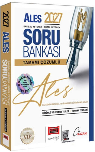 2027 ALES VİP Sayısal-Sözel Yetenek Tamamı Çözümlü Soru Bankası Yargı Yayınları Vega Efsanesi