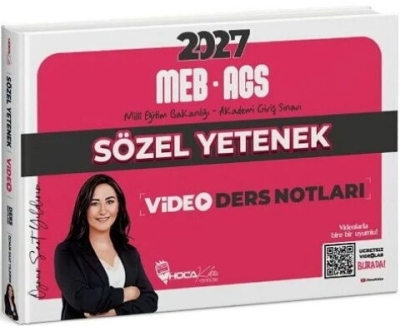 MEB-AGS Sözel Yetenek Video Ders Notları - Öznur Saat Yıldırım Hoca Kafası Yayınları Vega Efsanesi