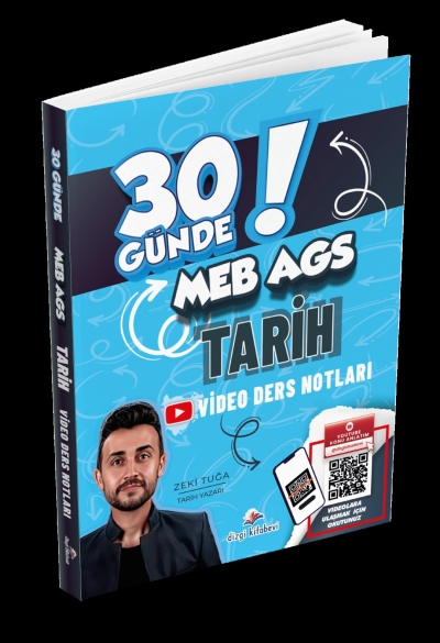 2026 MEB AGS 30 Günde Tarih Video Ders Notları Zeki Tuğa Dizgi Kitap Vega Efsanesi