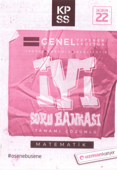 GY GK MATEMATİK İYİ ÇÖZÜMLÜ SORU BANKASI Vega Efsanesi