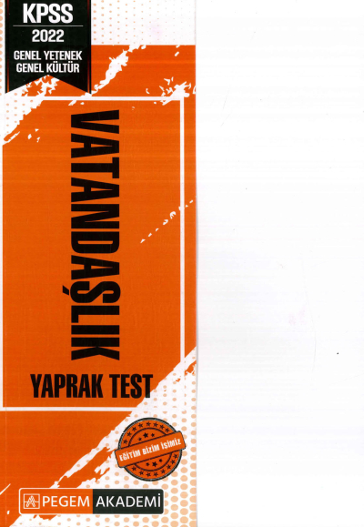 VATANDAŞLIK YAPRAK TEST Vega Efsanesi