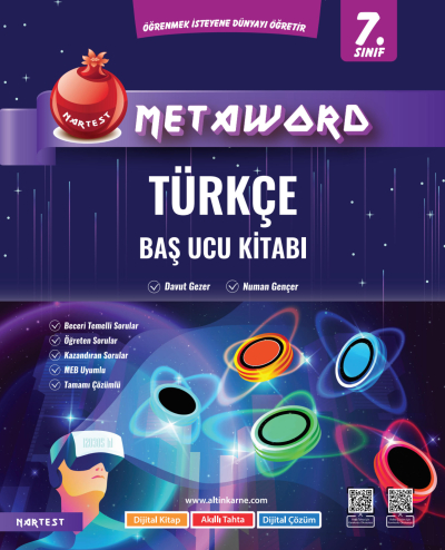 7. Sınıf Metaword Türkçe Nartest Yayınları Vega Efsanesi