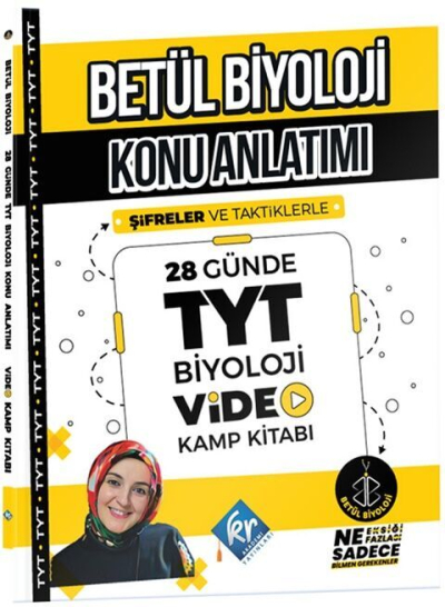 Betül Biyoloji Konu Anlatımı 28 Günde TYT Biyoloji Video Kamp Kitabı Vega Efsanesi
