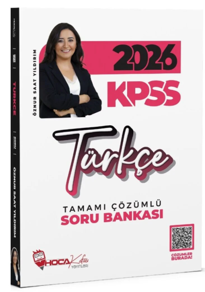 2026 KPSS Türkçe Soru Bankası Çözümlü - Öznur Saat Yıldırım Hoca Kafası Yayınları Vega Efsanesi