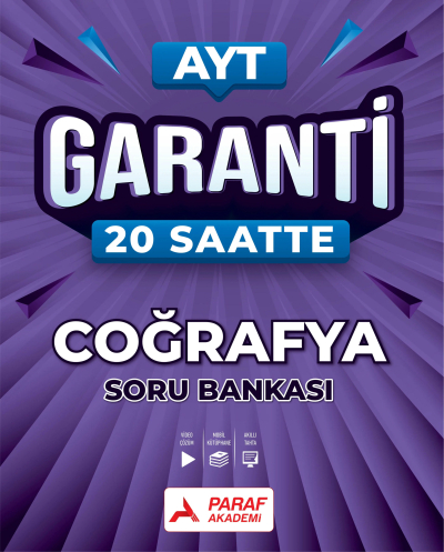 AYT Garanti 20 Saatte Coğrafya Soru Bankası Paraf Akademi Vega Efsanesi