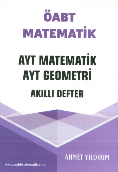 ÖABT Matematik AYT Matematik AYT Geometri Akıllı Defter Ahmet Yıldırım Vega Efsanesi