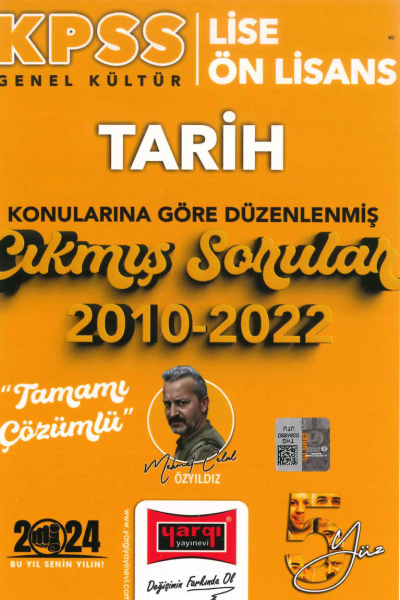 TARİH KONULARINA GÖRE DÜZENLENMİŞ 2010-2022 TAMAMI ÇÖZÜMLÜ ÇIKMIŞ SORULAR Vega Efsanesi