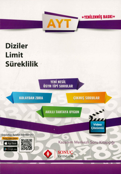 AYT DİZİLER LİMİT SÜREKLİLİK SORU KİTAPÇIĞI