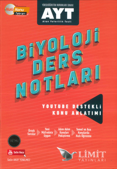 AYT Biyoloji Ders Notları Limit Yayınları Vega Efsanesi