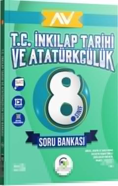 8. Sınıf LGS T.C. İnkılap Tarihi ve Atatürkçülük Soru Bankası Av Yayınları Vega Efsanesi