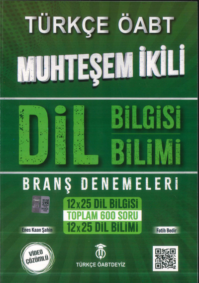 ÖABT Türkçe Dil Bilgisi-Dil Bilimi Muhteşem İkili Branş Denemeleri Türkçe ÖABTDEYİZ Vega Efsanesi