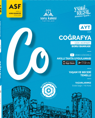 AYT Coğrafya Akıllı Soru Bankası Föyü ASF Soru Kalesi Yayınları Vega Efsanesi