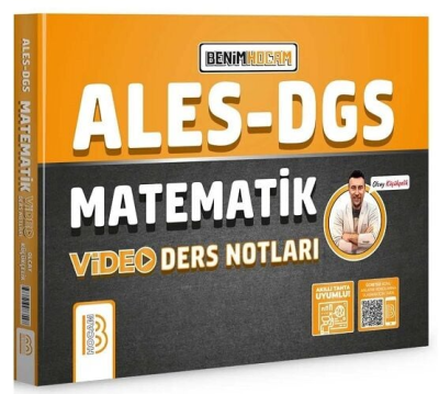 2025 ALES DGS Matematik Video Ders Notları Benim Hocam Yayınları