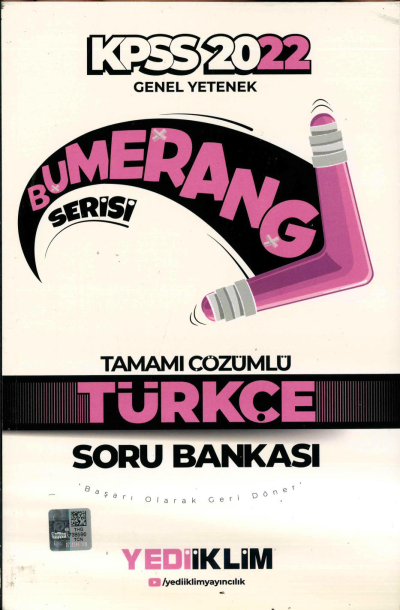 BUMERANG TÜRKÇE TAMAMI ÇÖZÜMLÜ SORU BANKASI