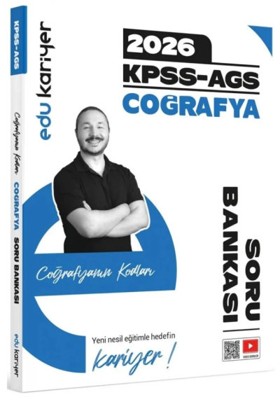 Coğrafyanın Kodları 2026 KPSS-AGS Coğrafya Video Çözümlü Soru Bankası Edu Kariyer Vega Efsanesi