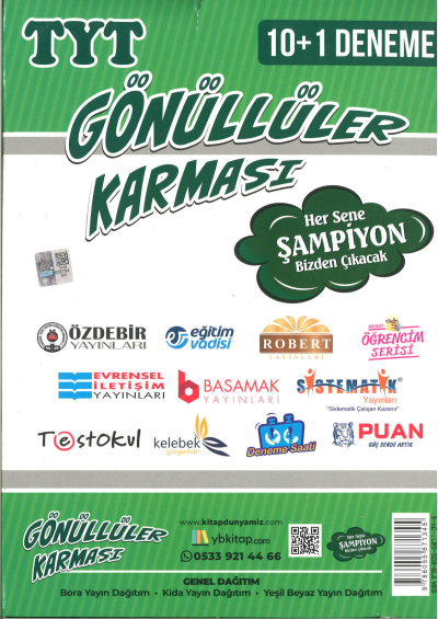 TYT Zümrüt Serisi 10+1 Deneme Vega Efsanesi