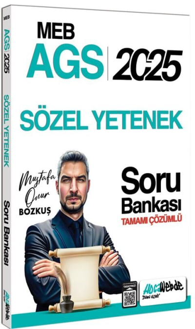 2025 MEB-AGS Sözel Yetenek Soru Bankası Çözümlü HocaWebde Yayınları Vega Efsanesi
