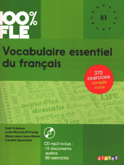 100% FLE Vocabulaire Essentiel Du Français B1 Vega Efsanesi