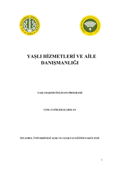 Yaşlı Hizmetleri ve Aile Danışmanlığı Vega Efsanesi