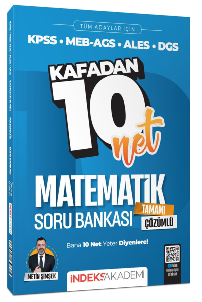 Matematik Kafadan 10 Net Soru Bankası Çözümlü İndeks Akademi Vega Efsanesi