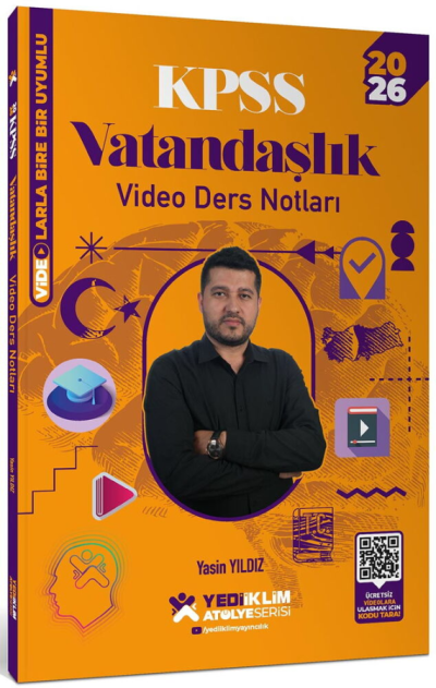 2026 KPSS Vatandaşlık Atölye Video Ders Notları Yediiklim Yayınları Vega Efsanesi