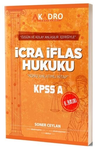 A Kadro Yayınları KPSS A Grubu İcra İflas Hukuku Konu Anlatımlı Vega Efsanesi