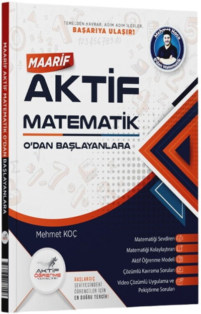 TYT Maarif Aktif Matematik 0 dan Başlayanlara Aktif Öğrenme Vega Efsanesi
